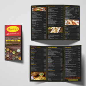 Take Out Menu Printing